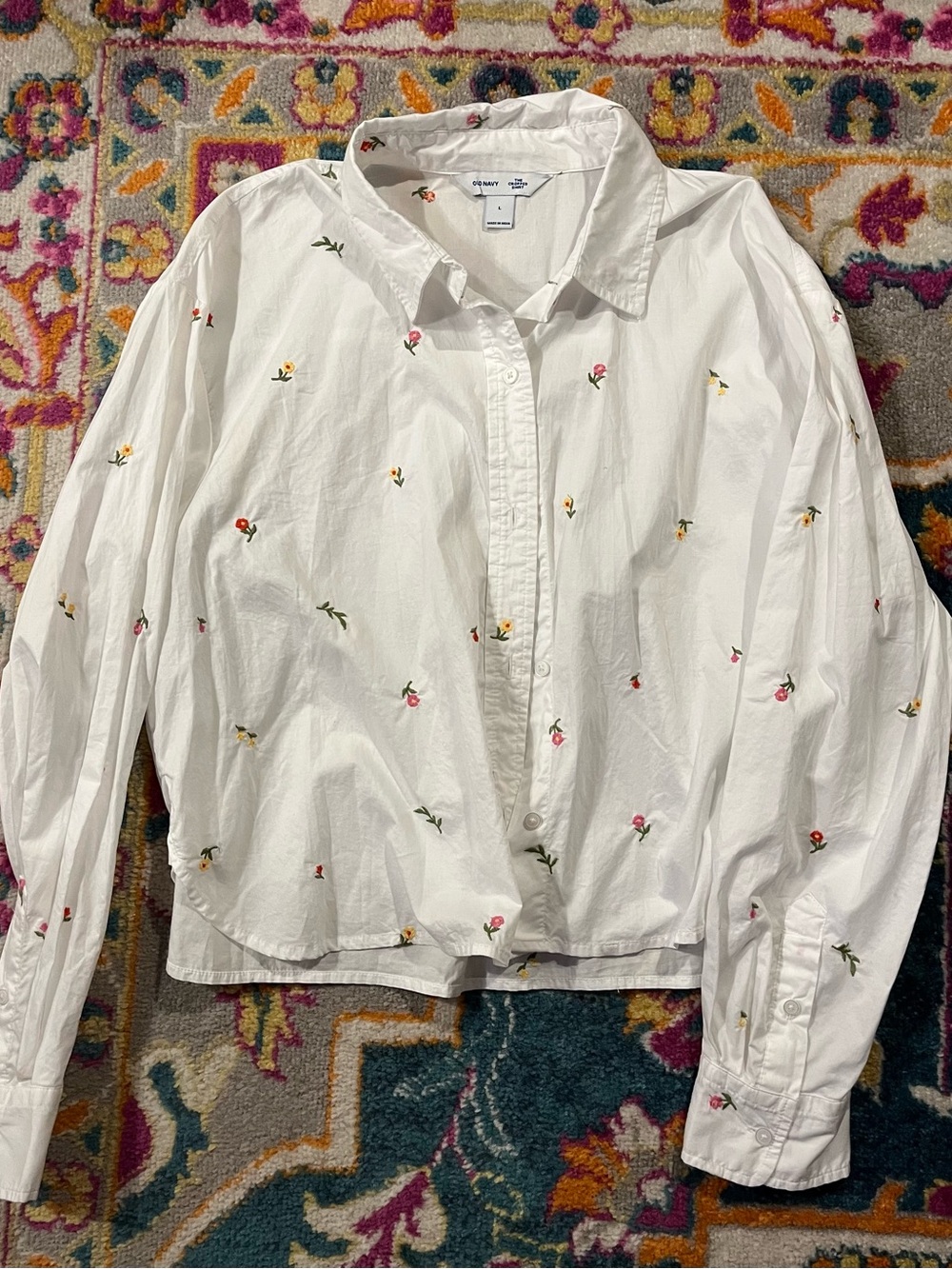 Old Navy Floral Button-up